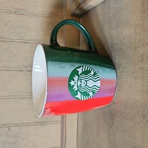 Starbucks 12 oz Colorful Mug